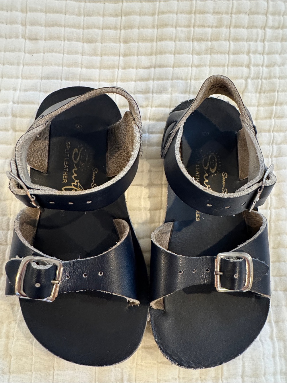 Classic Kids Sun San Surfer Buckle Sandals with Ankle Strap